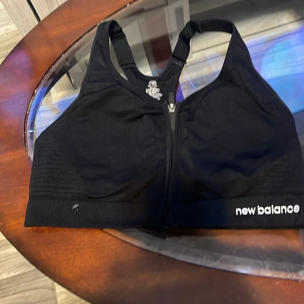 New Balance Black Sports Bra Intimates & Sleepwear